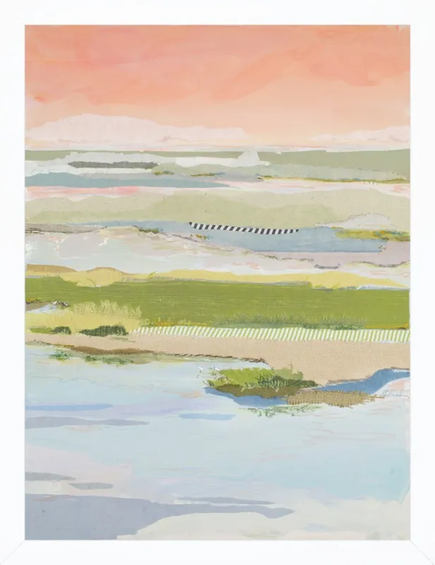Marsh Blush East by Karin Olah for Artfully Walls
