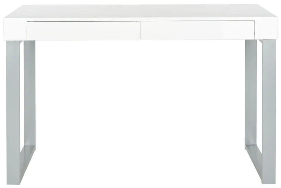 Barton Desk - White/Gray