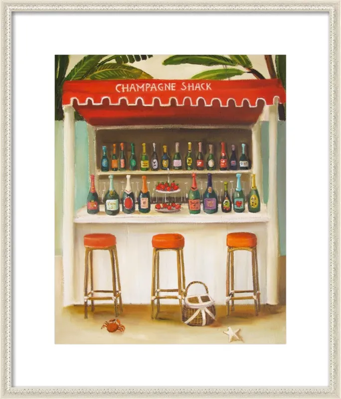 Champagne Shack by Janet Hill for Artfully Walls