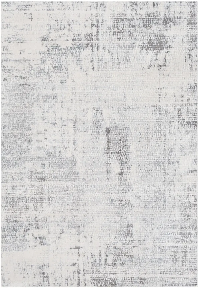 Genesis Gray Indoor 2' x 2'11" Machine Woven Rug