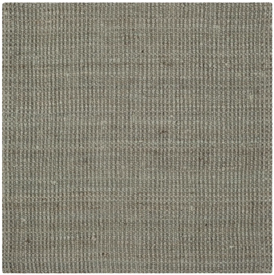 Arlo Home Hand Woven Area Rug, NF730B, Grey,  5' X 5' Square