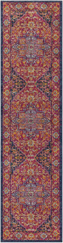 Harput Purple Indoor 2'7" x 10'2" Machine Woven Rug