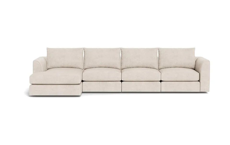 Beckham Modular 4-Seat Left Chaise Sectional
