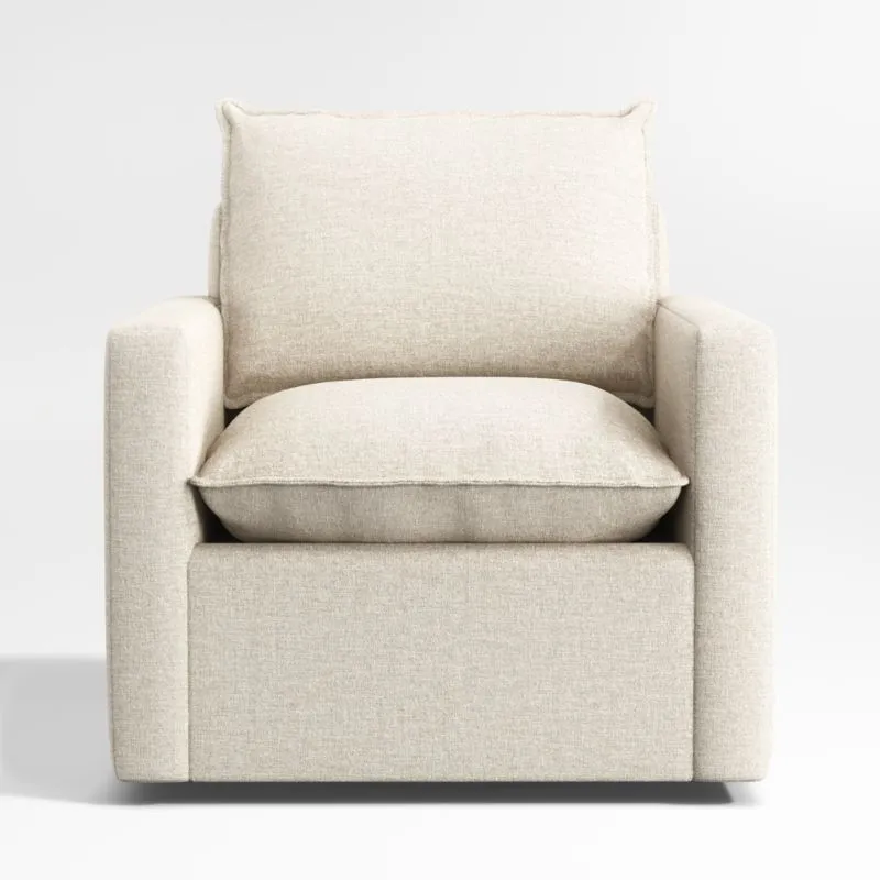 Harbour Natural Flange Nursery Swivel Glider Chair