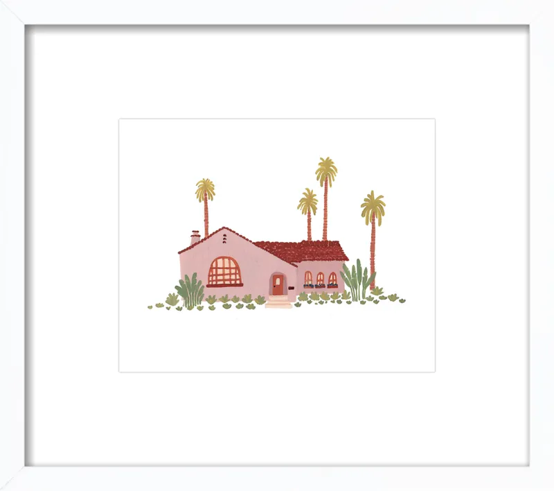 Pink Bungalow by Taylor Ann for Artfully Walls