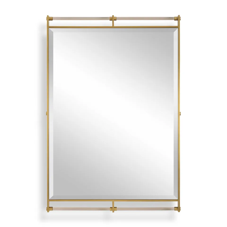 Ripoll Antique Brass Mirror