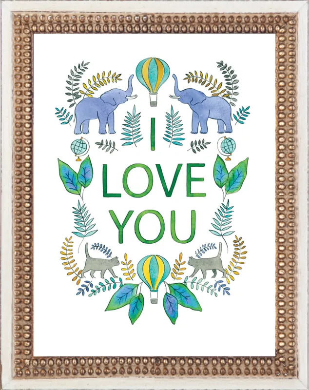 I Love You by Rachel Rogers for Artfully Walls