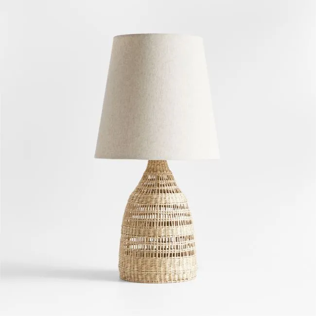 Nossa Woven Seagrass Table Lamp 28"