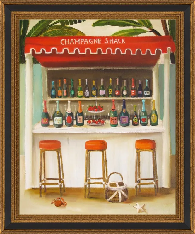 Champagne Shack by Janet Hill for Artfully Walls