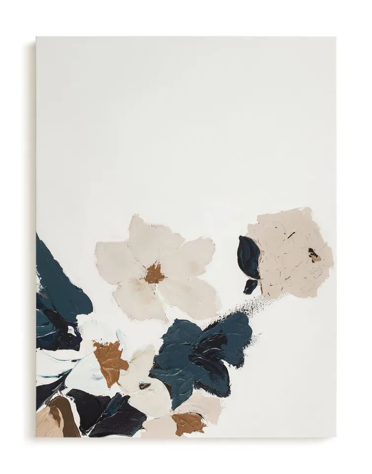Abstract Botanical Floral Diptych I Limited Edition Fine Art Print