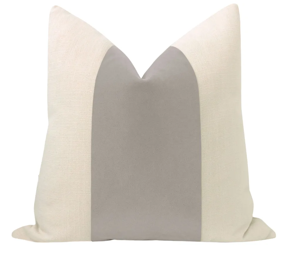 PANEL :: MOHAIR VELVET // DOVE GREY - 20" X 20"