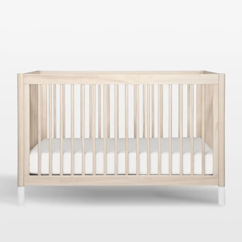 Babyletto Gelato Washed Natural Wood 4-in-1 Convertible Crib