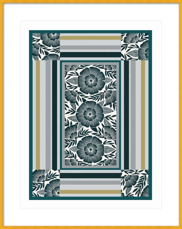 Botanical Frame 1 by Katharine Watson for Artfully Walls