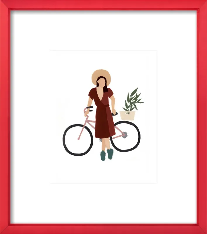 Biking Beauty by Taylor Ann for Artfully Walls