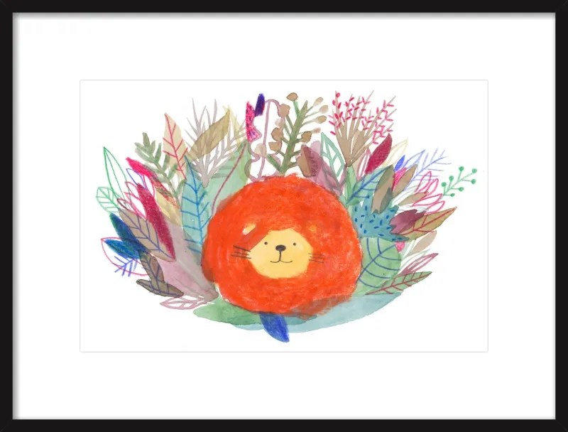 Lion by Marion Barraud for Artfully Walls