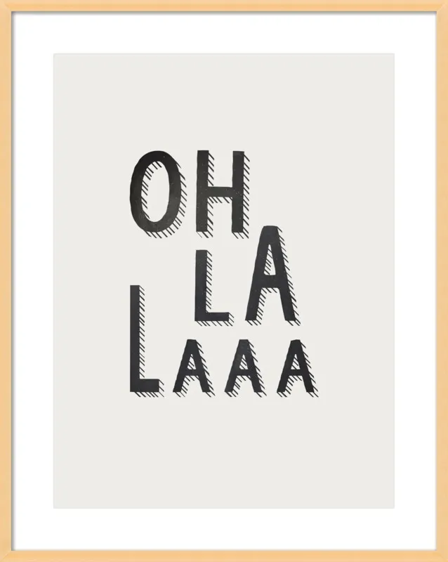 Oh la la by Lonneke de Roos - Kind of Style for Artfully Walls