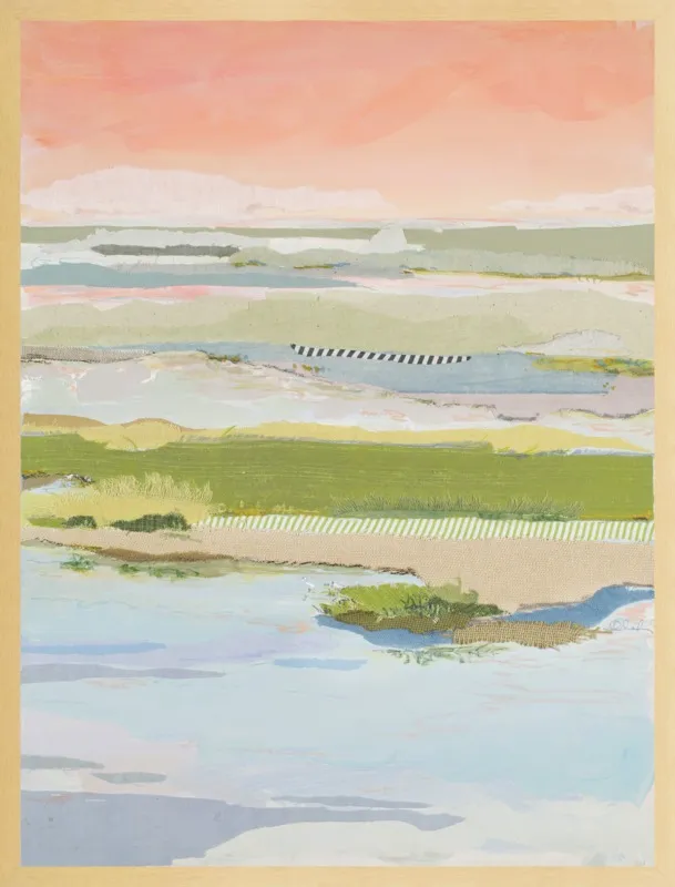 Marsh Blush East by Karin Olah for Artfully Walls