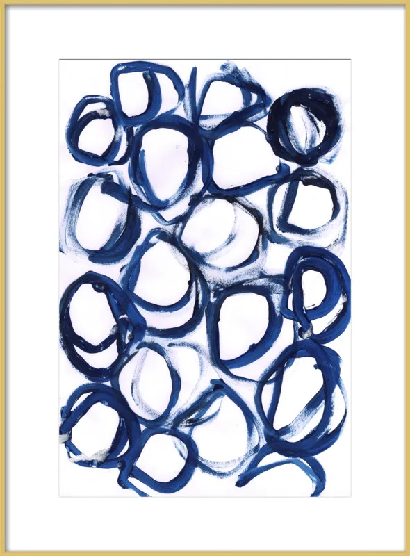 Blue Loops by morioke for Artfully Walls