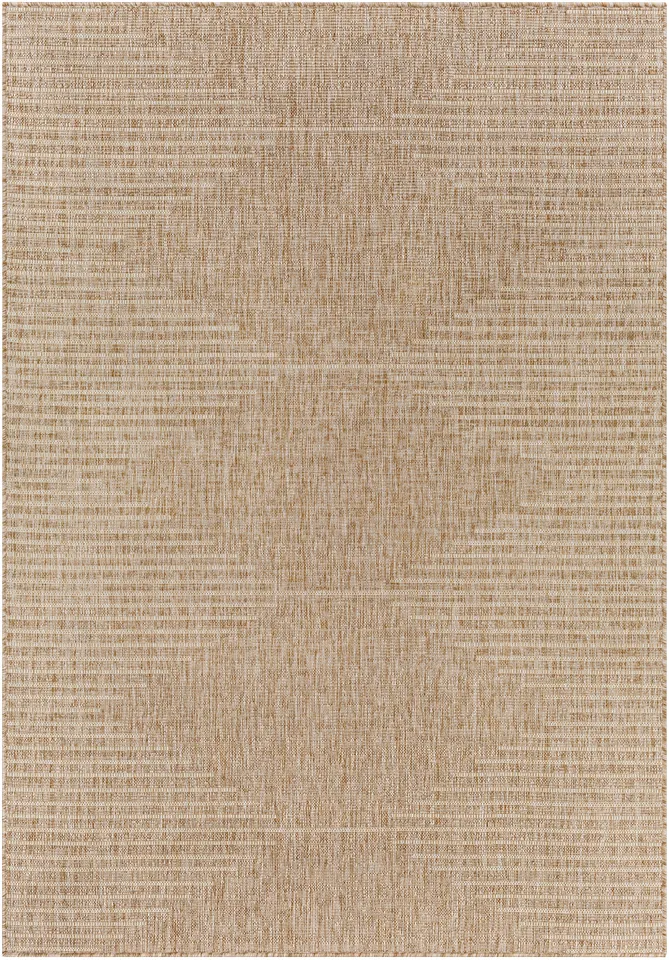 Eagean Beige Outdoor 2' x 2'11" Machine Woven Rug