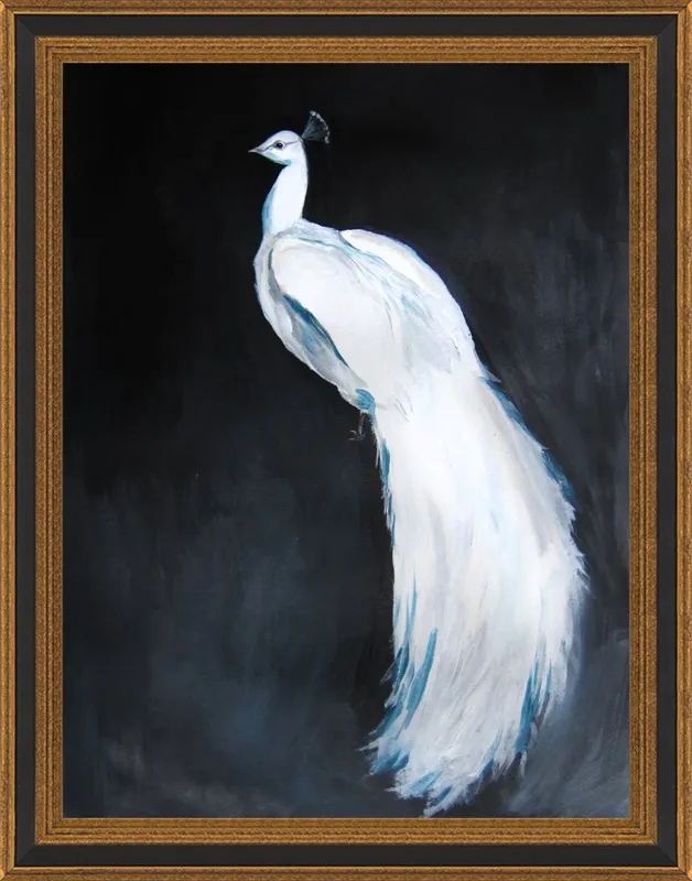 White Peacock II by Christine Lindstrom for Artfully Walls