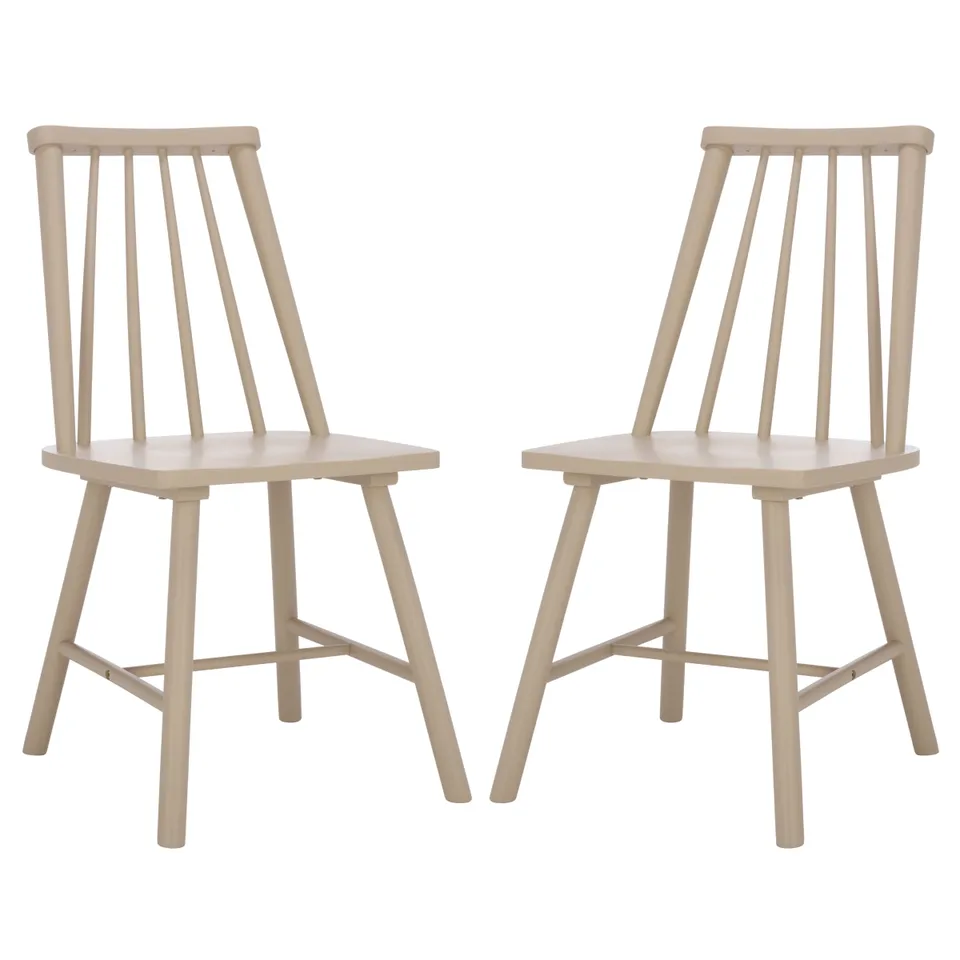 Analin Dining Chair, Set Of 2 - Khaki