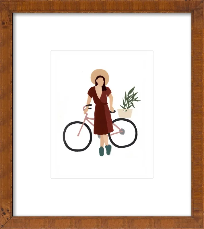 Biking Beauty by Taylor Ann for Artfully Walls