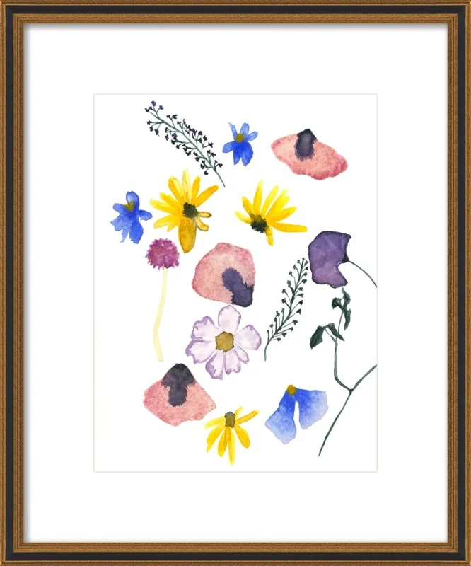 Pressed Flowers by Emily Grady Dodge for Artfully Walls