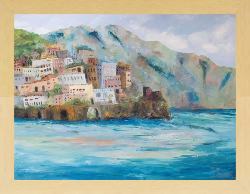Amalfi Coast by Renee A Ortiz for Artfully Walls