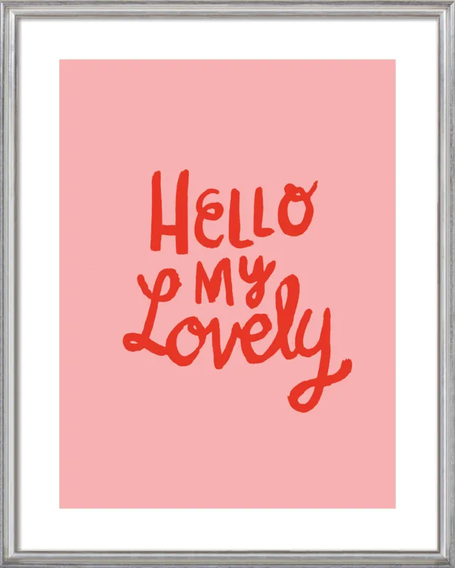 Hello My Lovely by Paula Mills for Artfully Walls