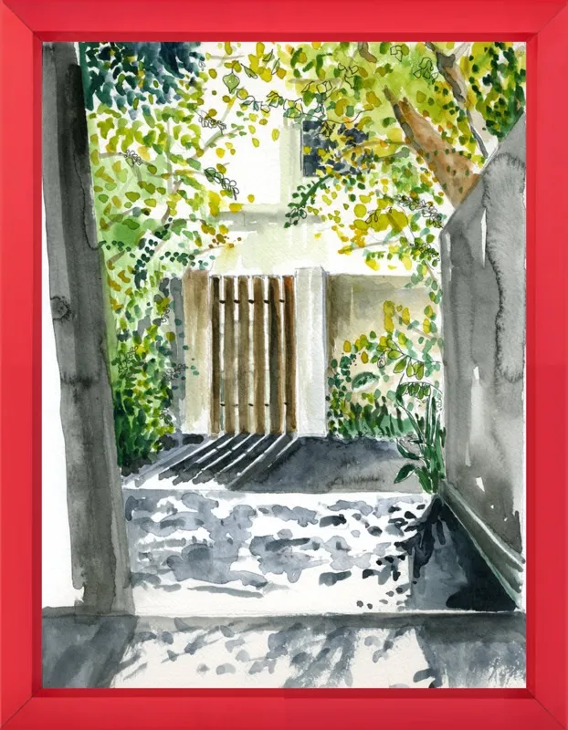 Garden Gate by Miri Eshet for Artfully Walls