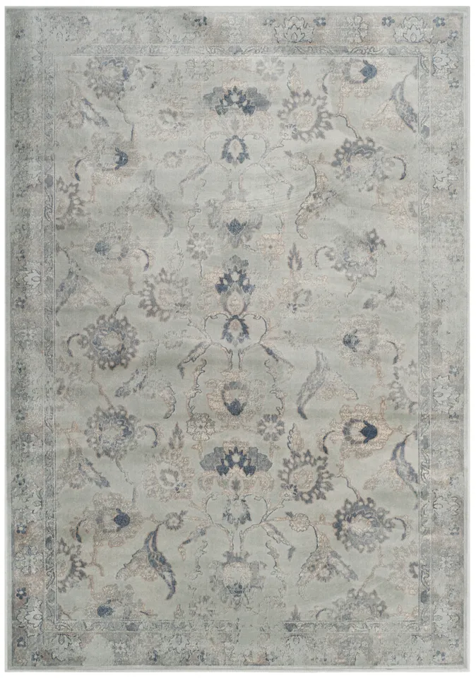Arlo Home Woven Area Rug, VTG115-7661, Light Blue,  6' 7" X 9' 2"