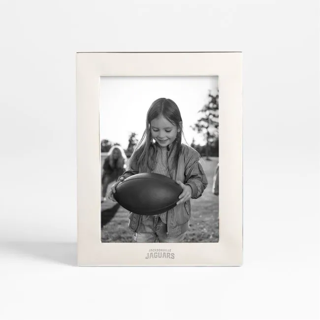 NFL Jacksonville Jaguars Signature Silver 5x7 Tabletop Picture Frame
