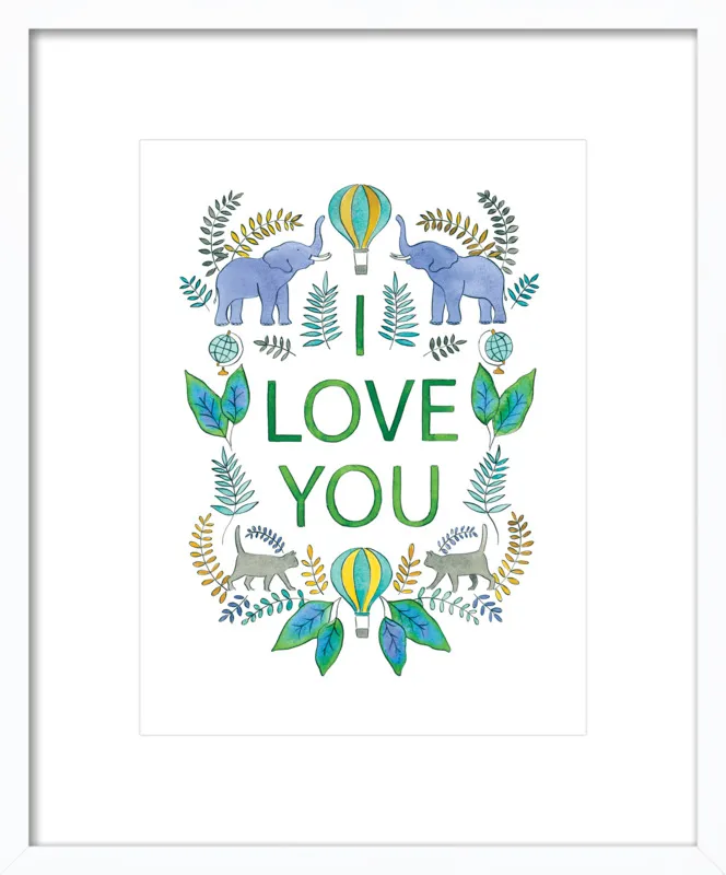 I Love You by Rachel Rogers for Artfully Walls