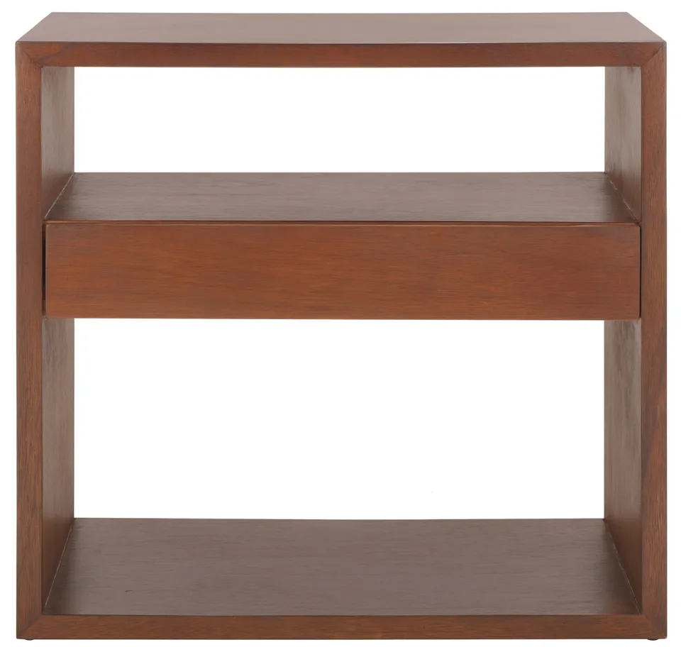 Munson 2 Shelf 1 Drawer Console Table - Natural