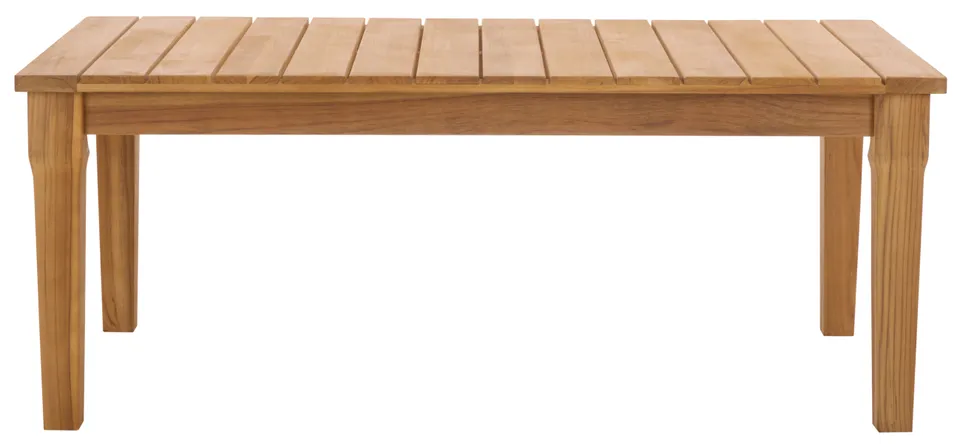 Martinique Patio Coffee Table - Natural Teak - Safavieh