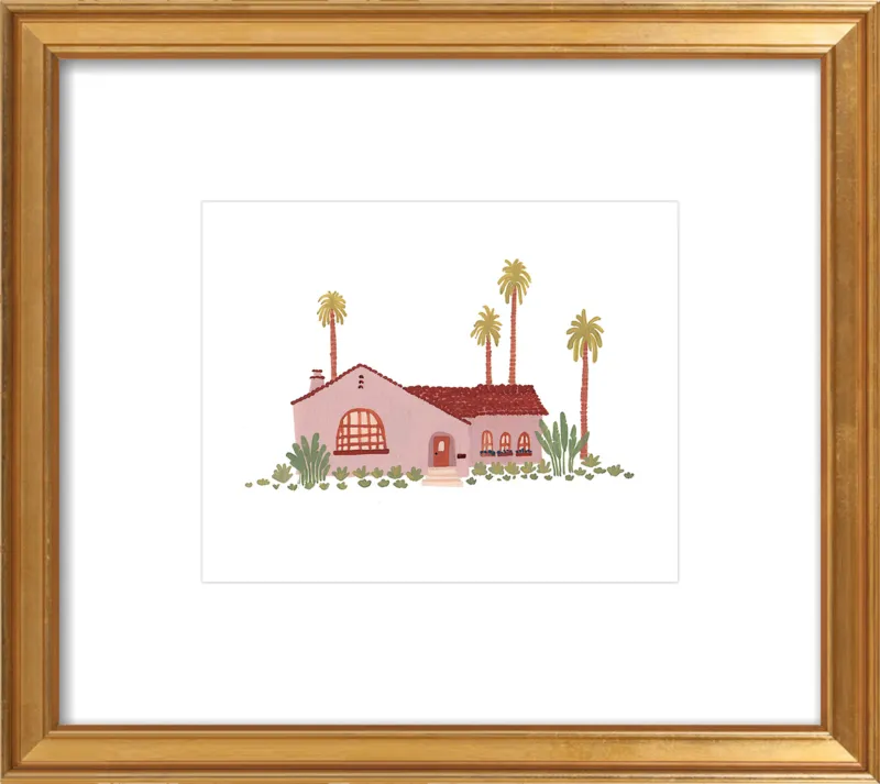 Pink Bungalow by Taylor Ann for Artfully Walls