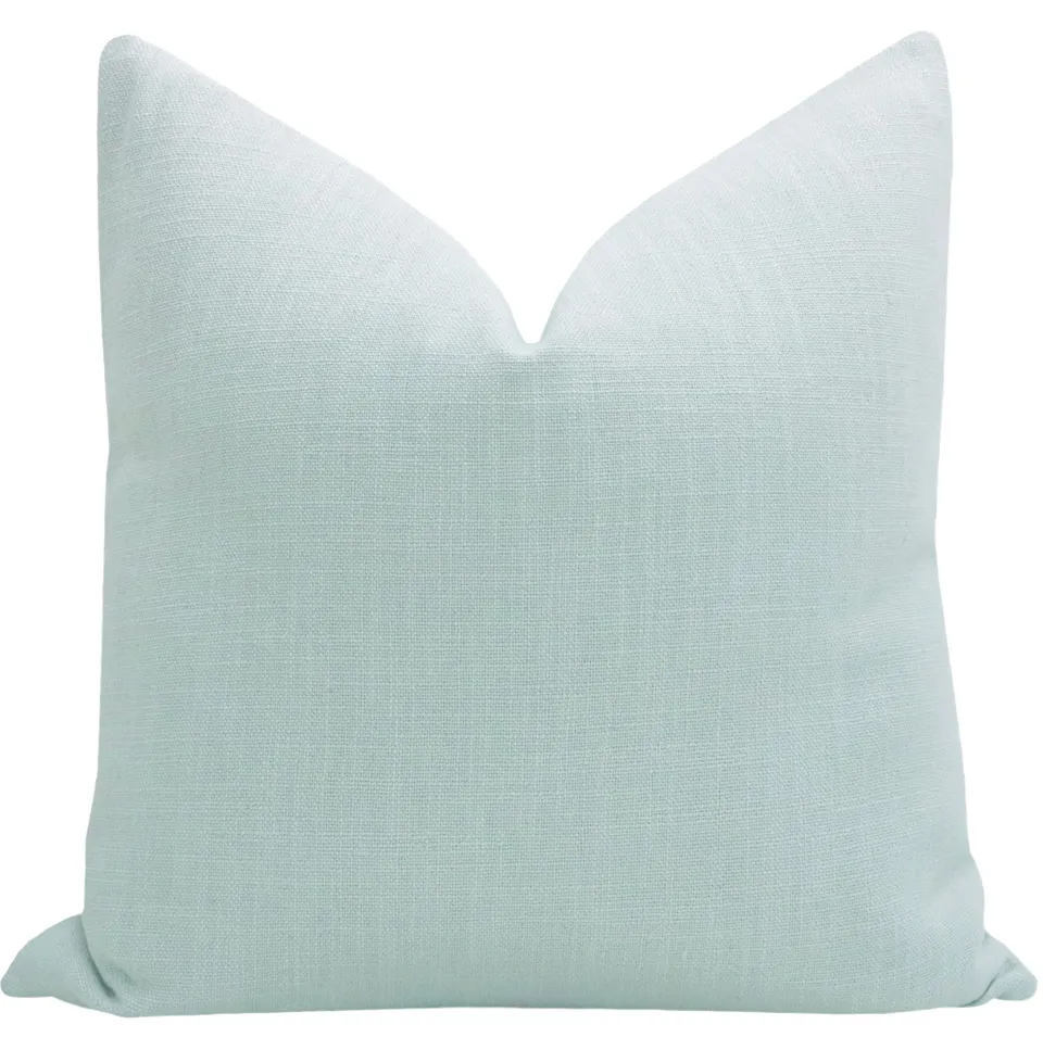 SIGNATURE LINEN // SPA BLUE - 20” X 26” STANDARD SHAM
