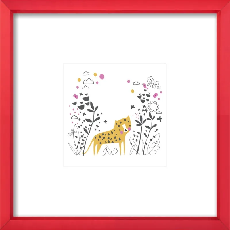 Little jungle leopard by Lizzie Mackay for Artfully Walls