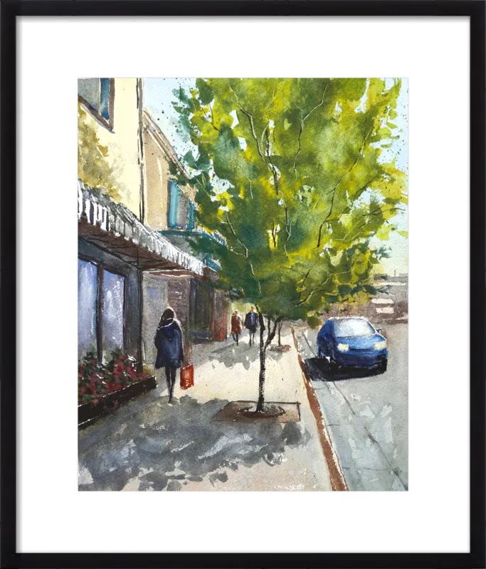 Shops in Laguna by Lauren Dusing for Artfully Walls