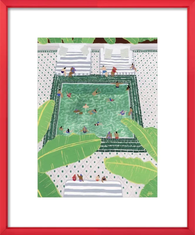 Green Riad by Joanne Ho for Artfully Walls