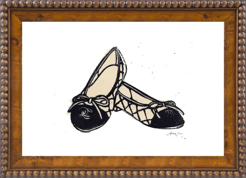 Chanel Ballet Flats by Anna See for Artfully Walls