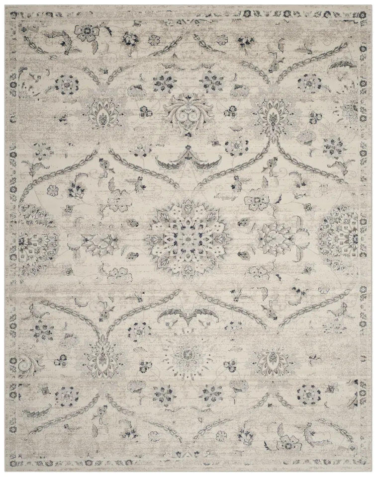 Arlo Home Woven Area Rug, CNG624C, Cream/Light Grey,  6' 7" X 9' 2"
