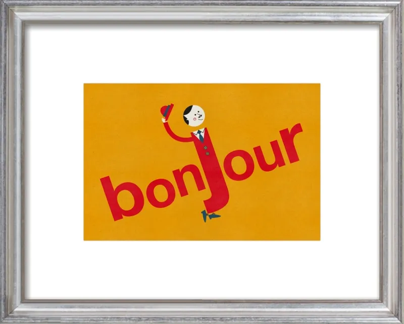 Bonjour by Blanca Gómez for Artfully Walls