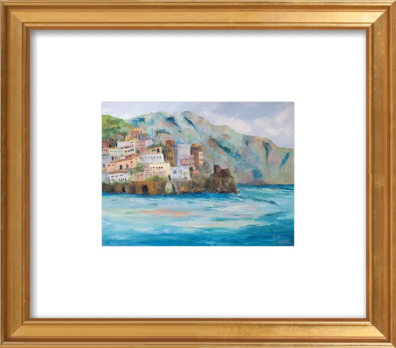 Amalfi Coast by Renee A Ortiz for Artfully Walls