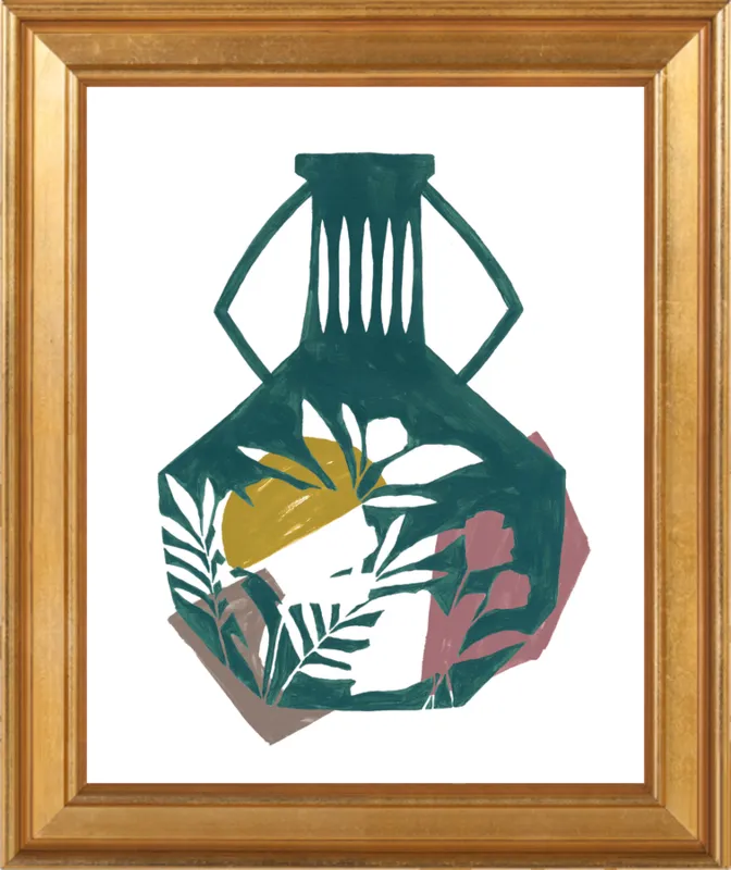 Vase Shapes by Cece Merkle for Artfully Walls