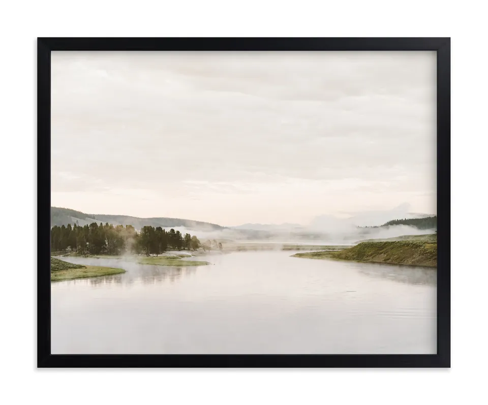 Misty Lake Limited Edition Fine Art Print
