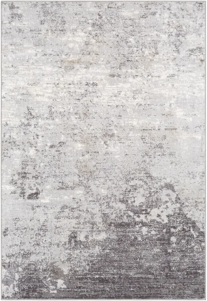 Wanderlust Gray Indoor 6'7" x 6'7" Machine Woven Rug