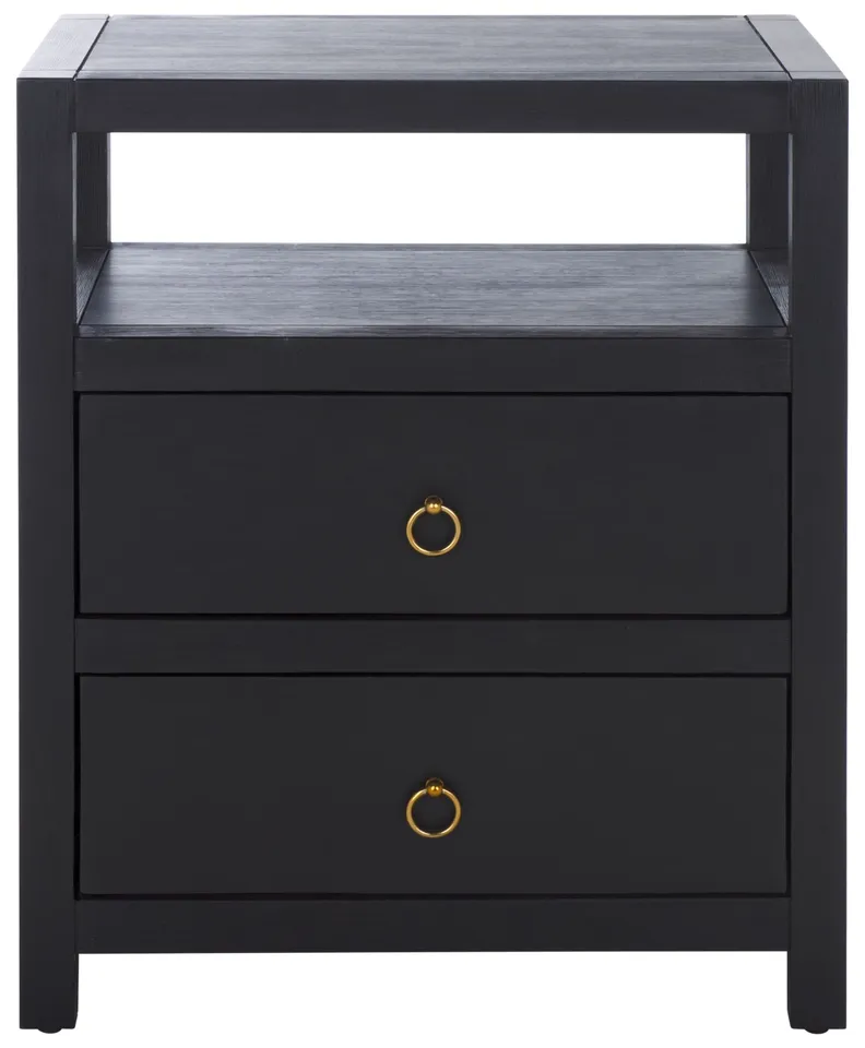 Amisa Nightstand - Black