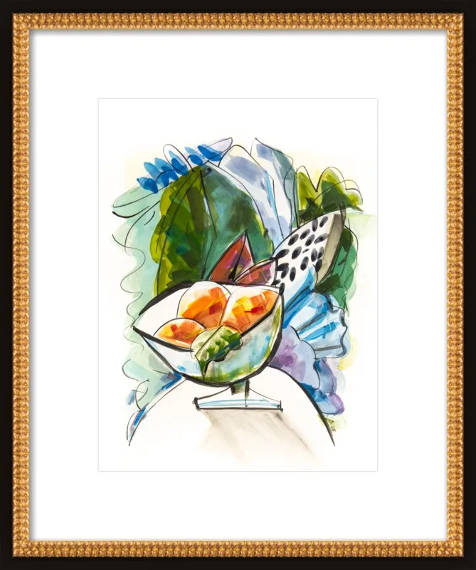 Still life with oranges by Becky Aubry for Artfully Walls