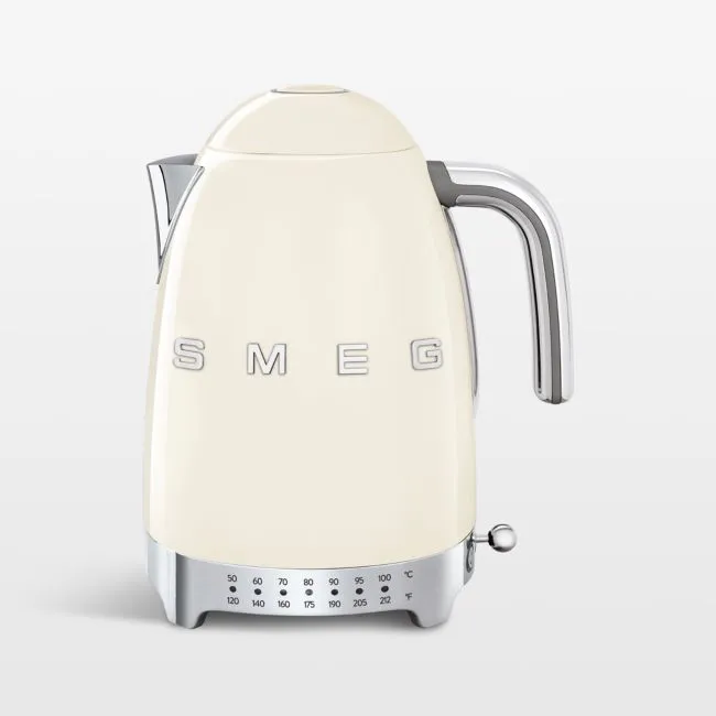 SMEG Cream Variable Temperature Electric Kettle